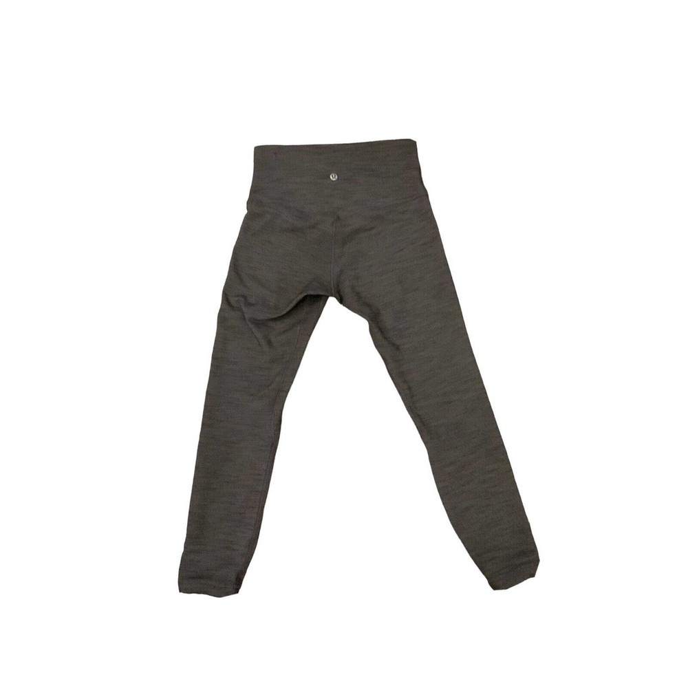 Lululemon Women's Align Pant 25” Nulu LW5CFGS PGOE Gray Jacquard Size 6
